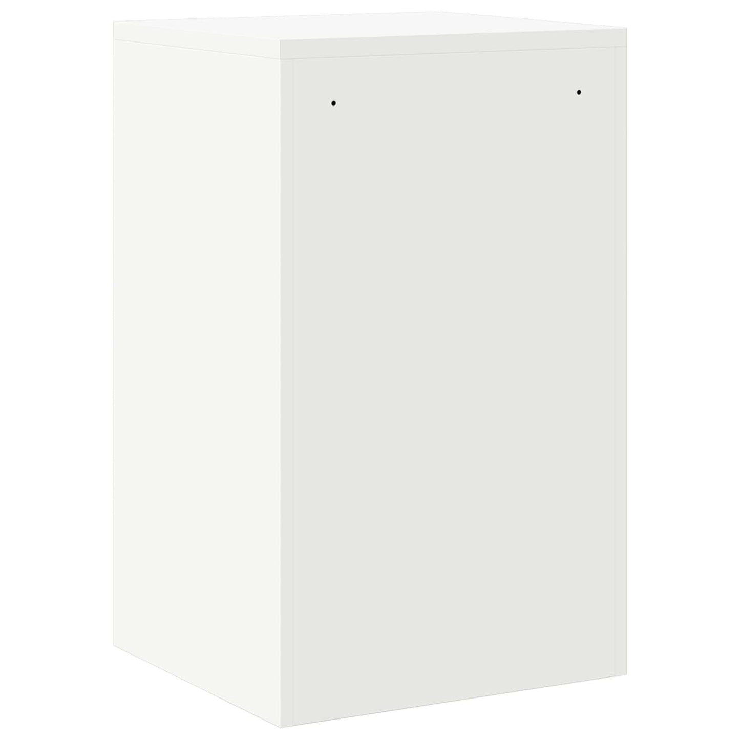 vidaXL Aktenschrank Weiß 44 x 50 x 106,5 cm Kaltgewalzter Stahl