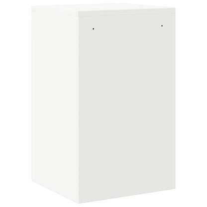 vidaXL Aktenschrank Weiß 44 x 50 x 106,5 cm Kaltgewalzter Stahl