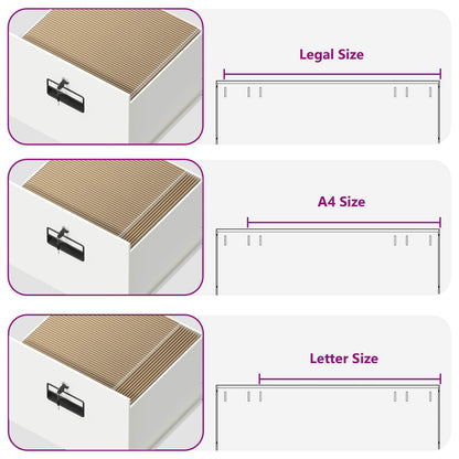 vidaXL Aktenschrank Weiß 44 x 50 x 106,5 cm Kaltgewalzter Stahl
