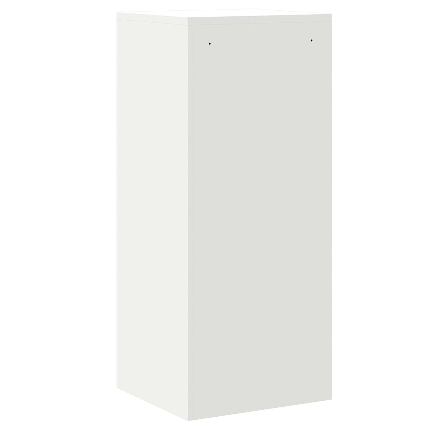 vidaXL Aktenschrank Weiß 44 x 50 x 106,5 cm Kaltgewalzter Stahl