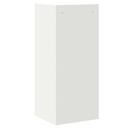 vidaXL Aktenschrank Weiß 44 x 50 x 106,5 cm Kaltgewalzter Stahl