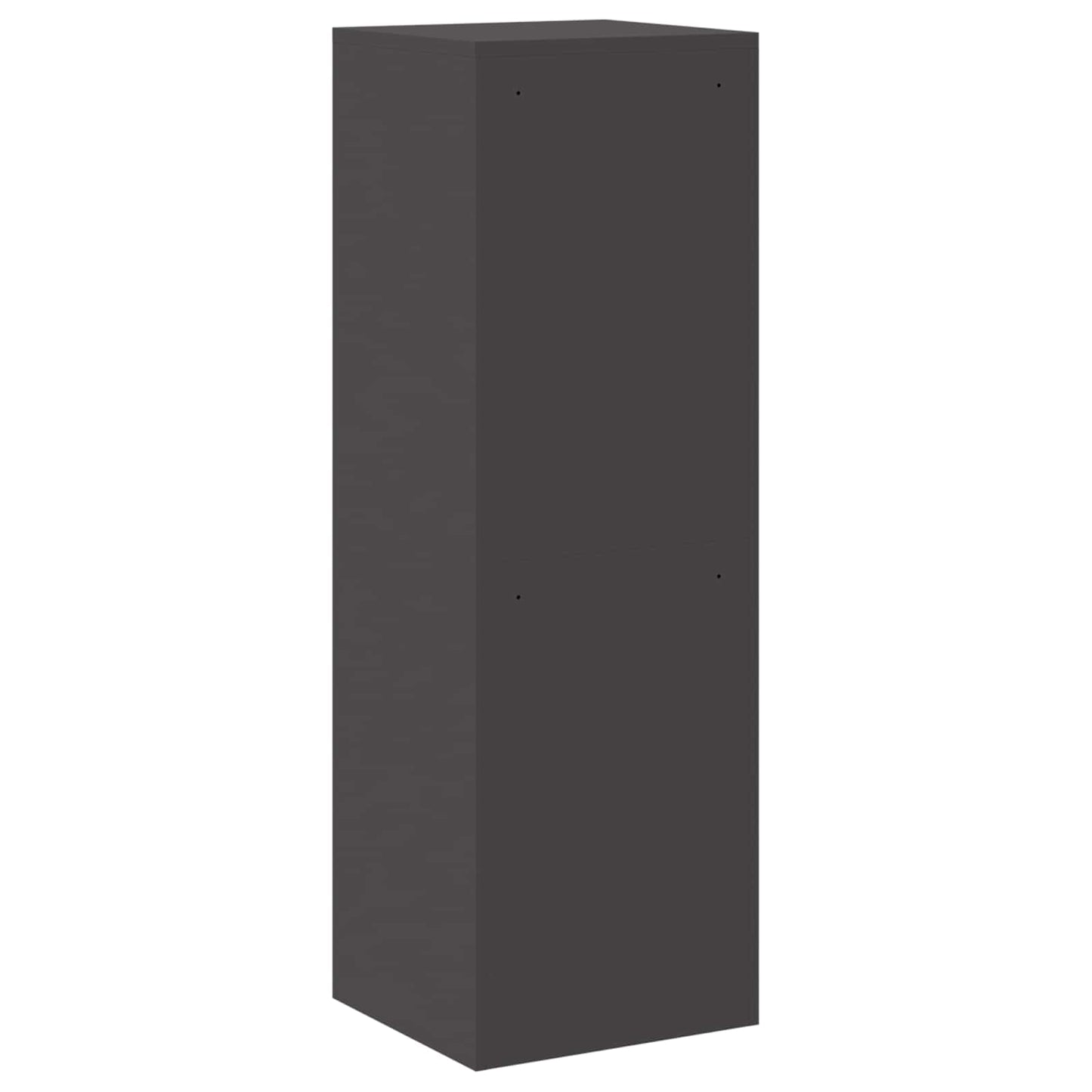 vidaXL Aktenschrank Schwarz 44 x 50 x 106,5 cm Kaltgewalzter Stahl