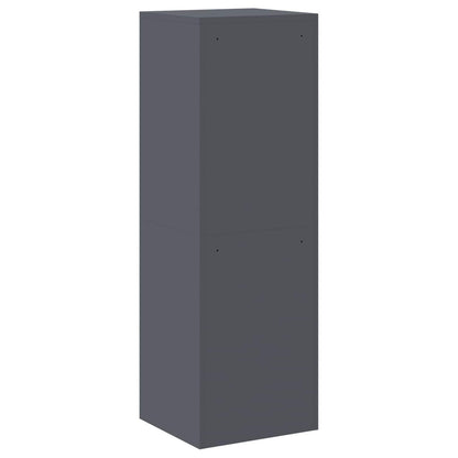 vidaXL Aktenschrank Anthrazit 44 x 50 x 106,5 cm Kaltgewalzter Stahl