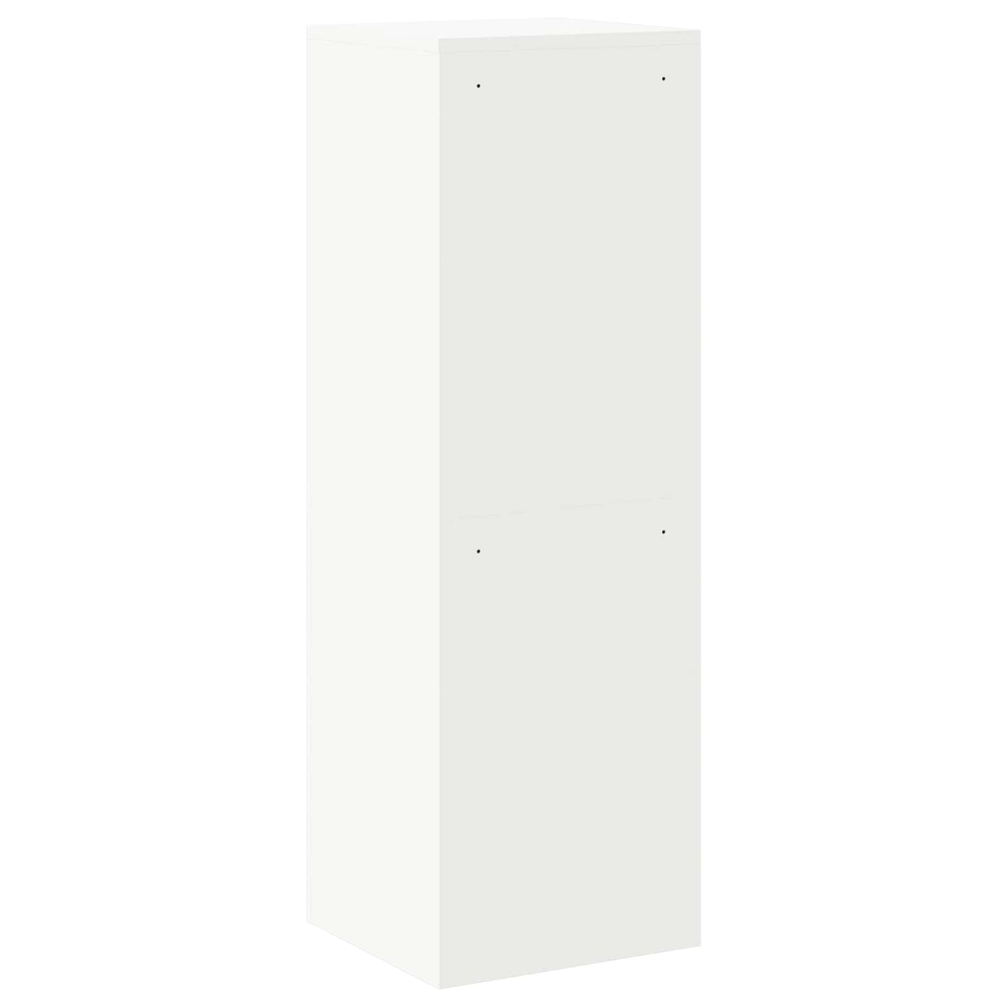 vidaXL Aktenschrank Weiß 44 x 50 x 106,5 cm Kaltgewalzter Stahl
