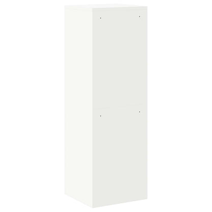 vidaXL Aktenschrank Weiß 44 x 50 x 106,5 cm Kaltgewalzter Stahl