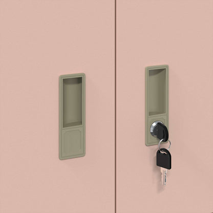 Aufbewahrungsschrank Rosa 90 x 40 x 40 cm Stahl