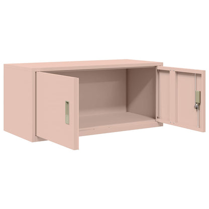 Aufbewahrungsschrank Rosa 90 x 40 x 40 cm Stahl