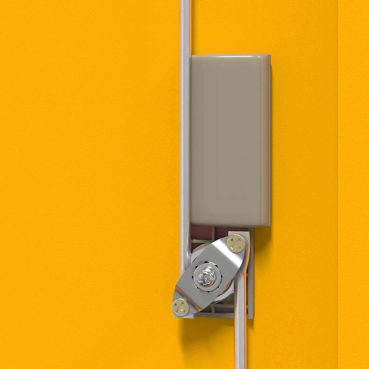 Aufbewahrungsschrank Senfgelb 90 x 40 x 40 cm Stahl