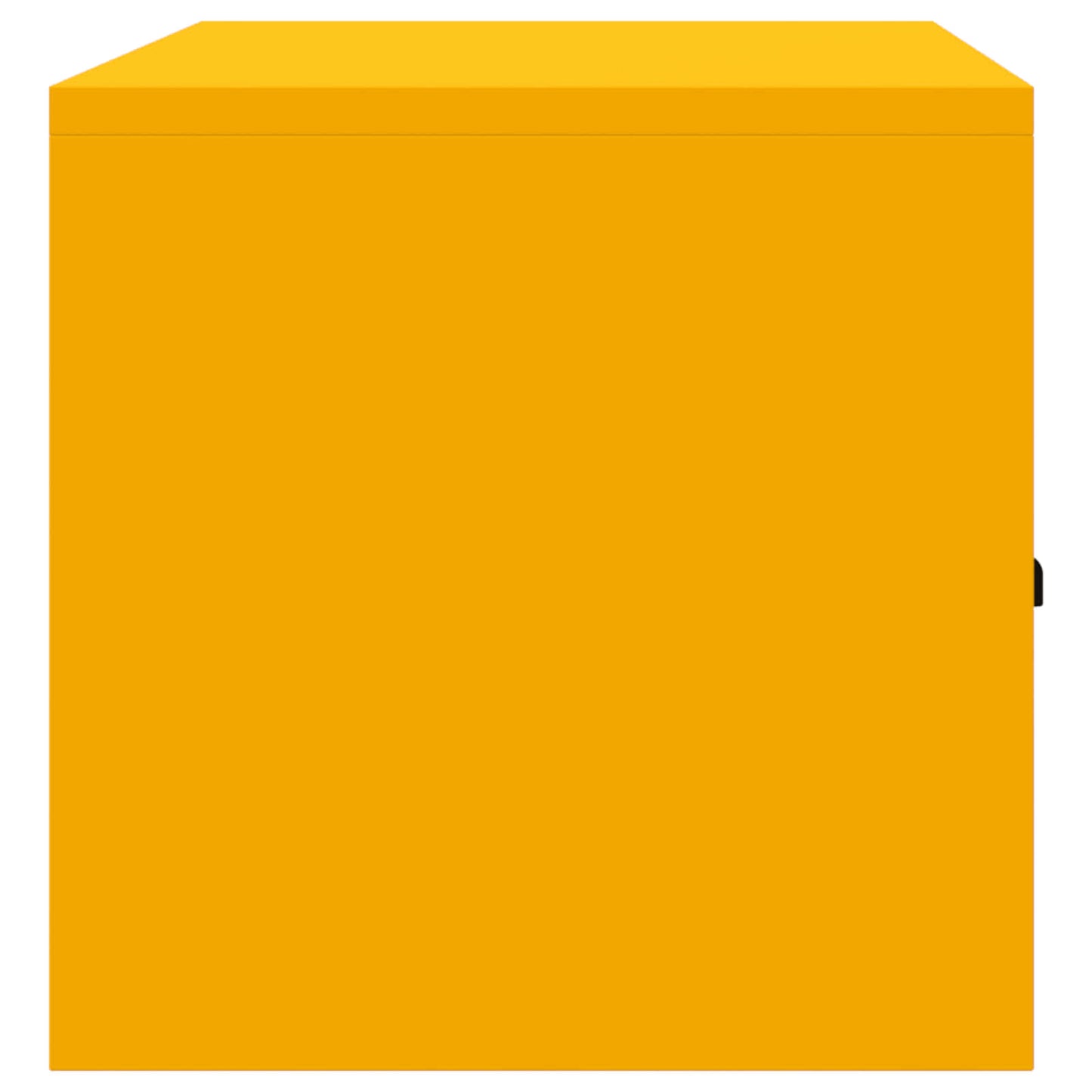 Aufbewahrungsschrank Senfgelb 90 x 40 x 40 cm Stahl