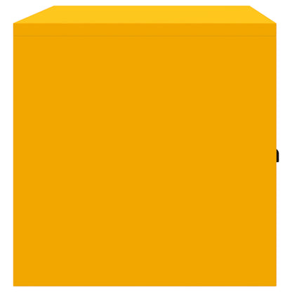 Aufbewahrungsschrank Senfgelb 90 x 40 x 40 cm Stahl