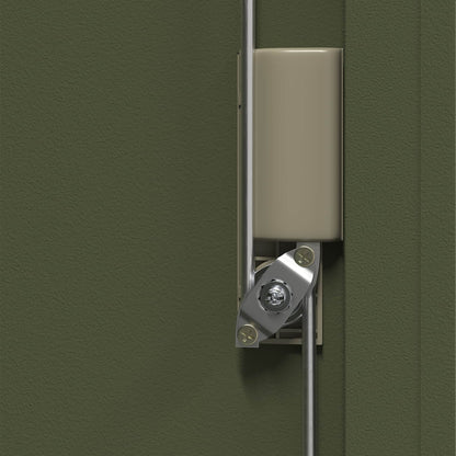 Aufbewahrungsschrank Olive Grün 90 x 40 x 70 cm Stahl