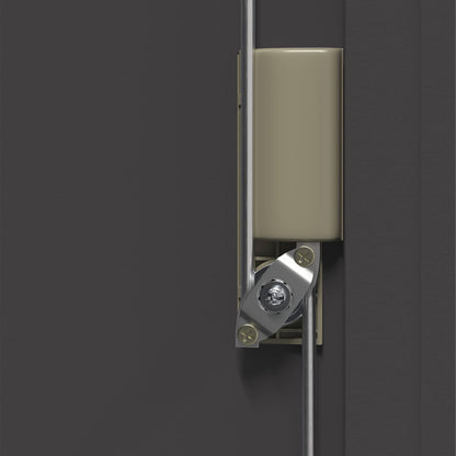 Aufbewahrungsschrank Schwarz 90 x 40 x 90 cm Stahl