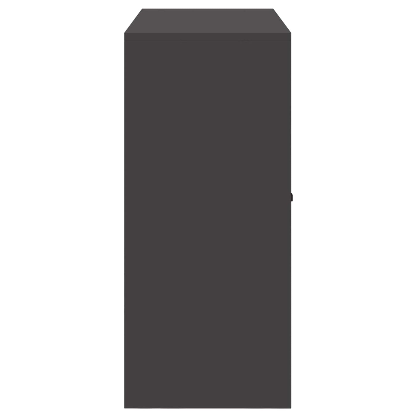 Aufbewahrungsschrank Schwarz 90 x 40 x 90 cm Stahl