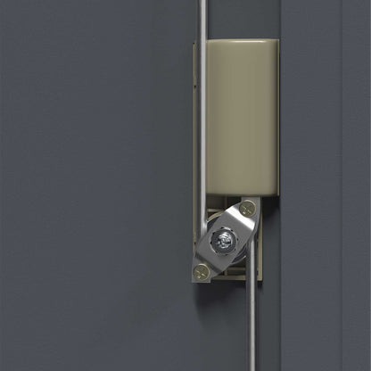 Aufbewahrungsschrank Anthrazit 90 x 40 x 90 cm Stahl