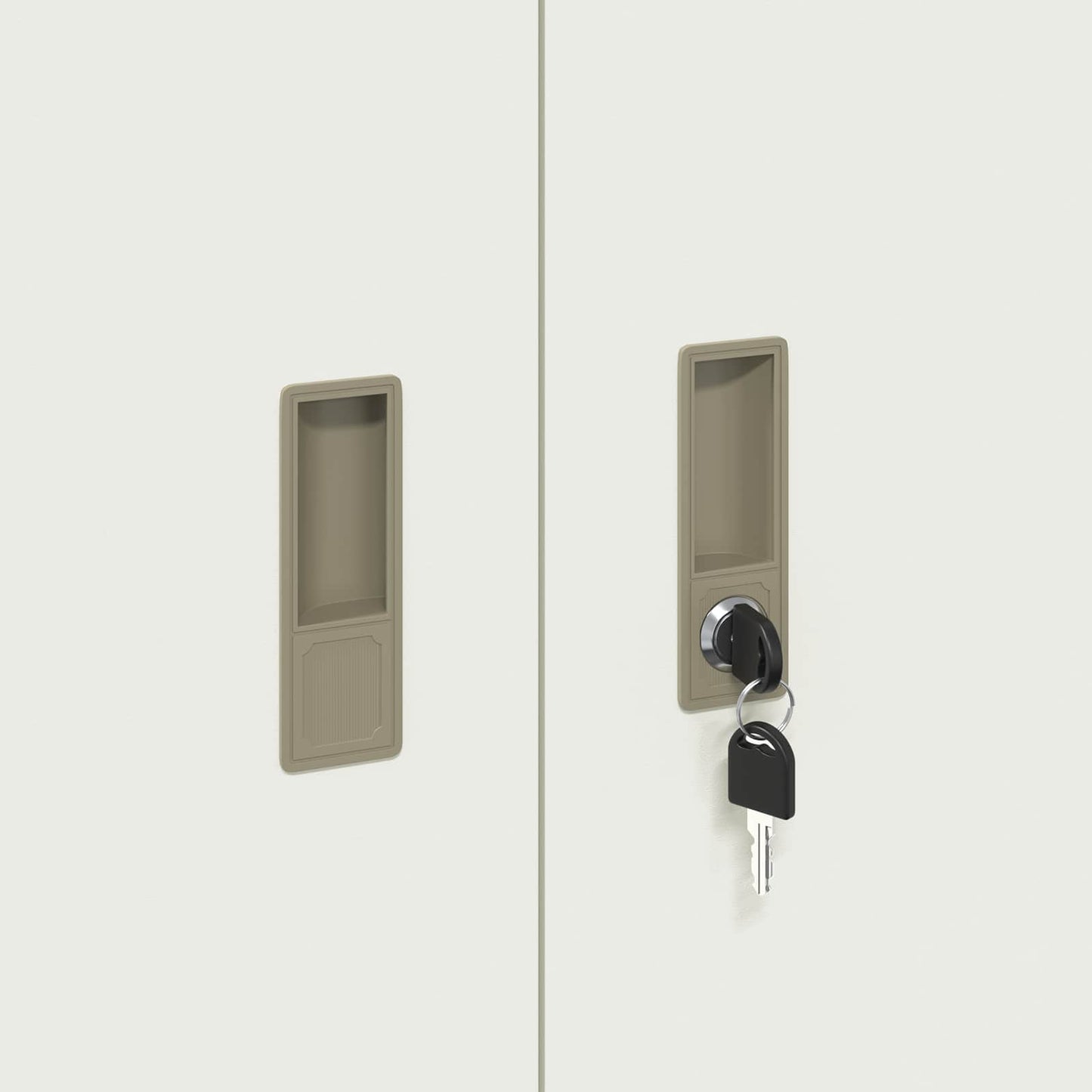 Aufbewahrungsschrank Weiß 90 x 40 x 90 cm Stahl