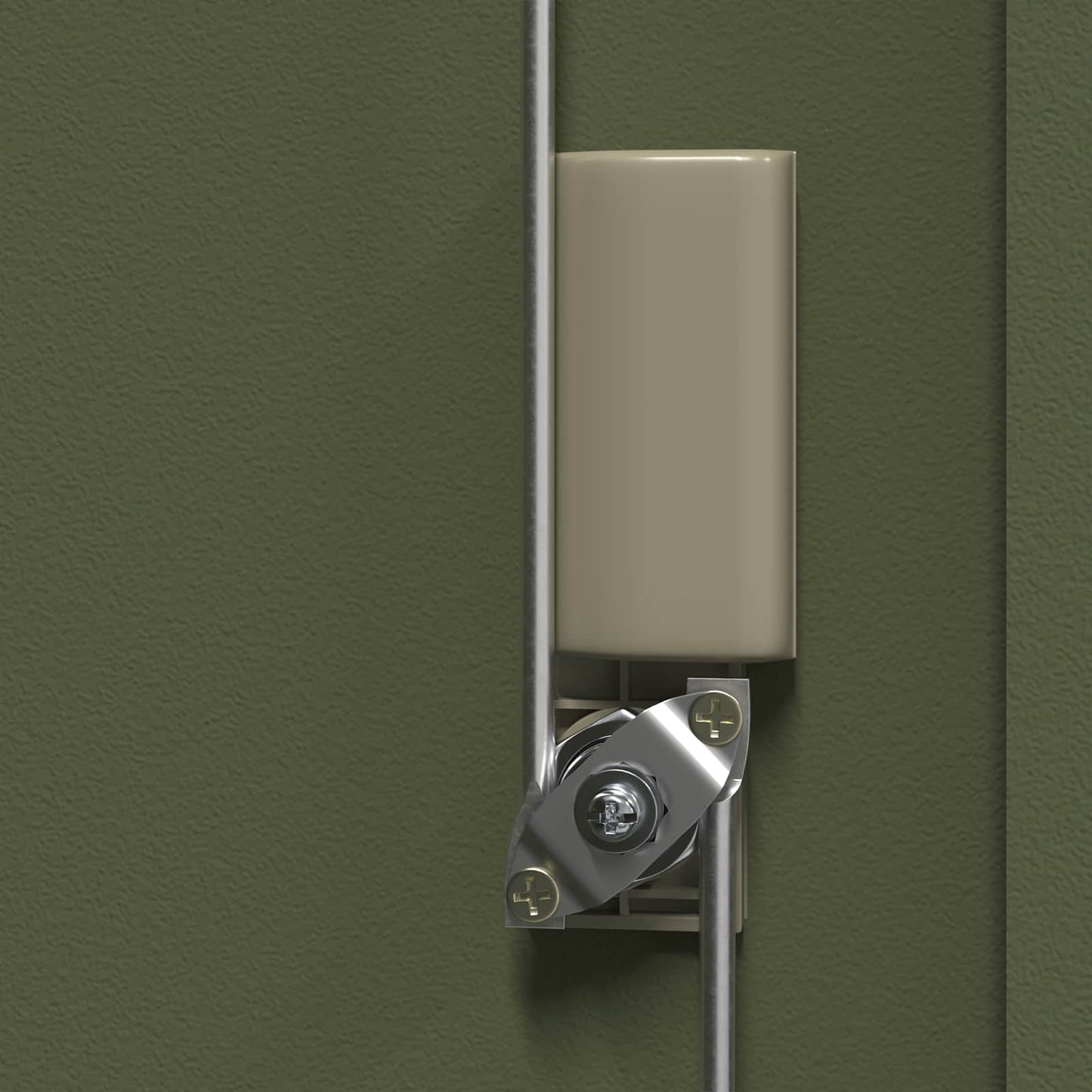 Aufbewahrungsschrank Olive Grün 90 x 40 x 105 cm Stahl