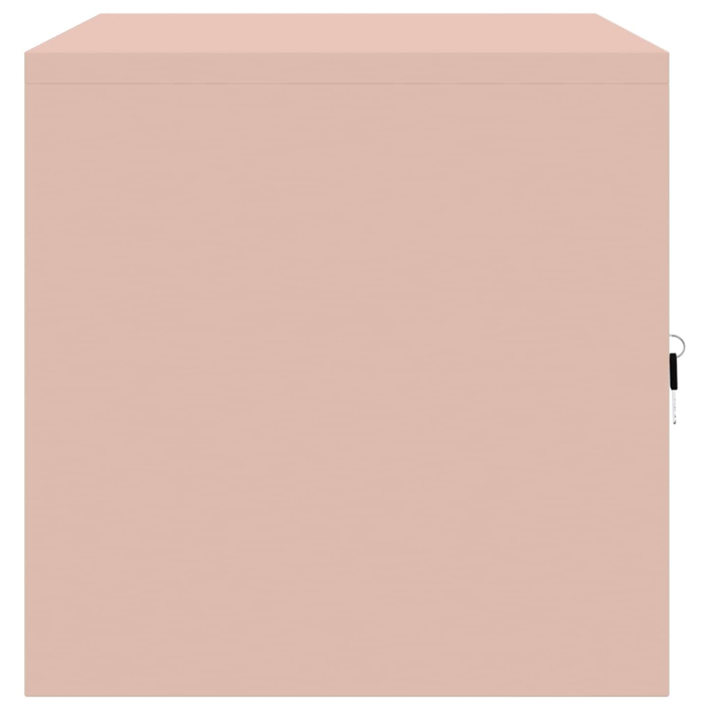 Aufbewahrungsschrank Rosa 80 x 40 x 40 cm Stahl