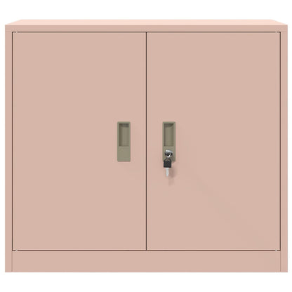 Aufbewahrungsschrank Rosa 80 x 40 x 70 cm Stahl