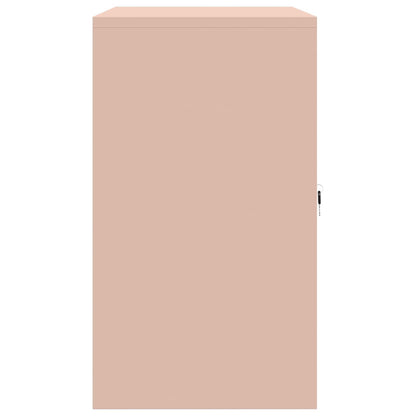 Aufbewahrungsschrank Rosa 80 x 40 x 70 cm Stahl