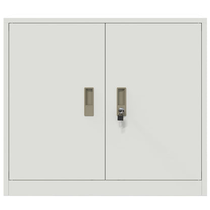 Aufbewahrungsschrank Weiß 80 x 40 x 70 cm Stahl