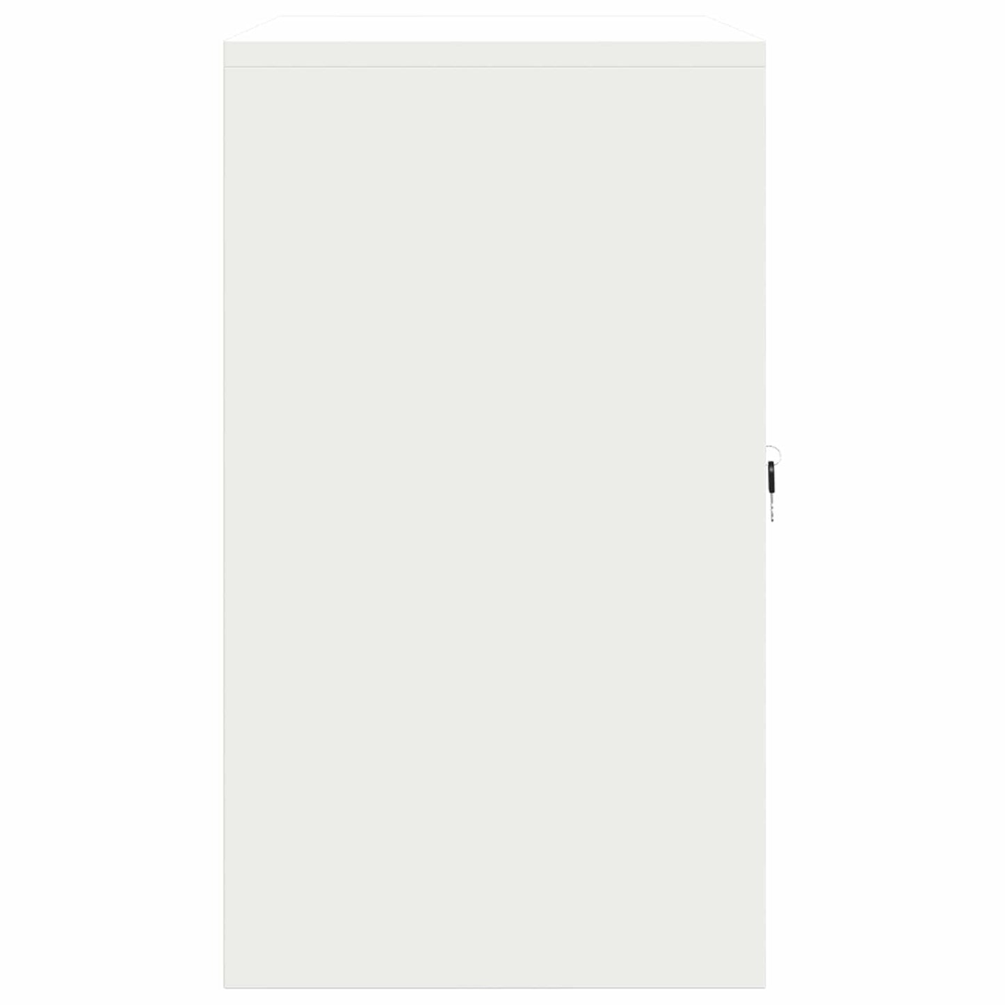 Aufbewahrungsschrank Weiß 80 x 40 x 70 cm Stahl