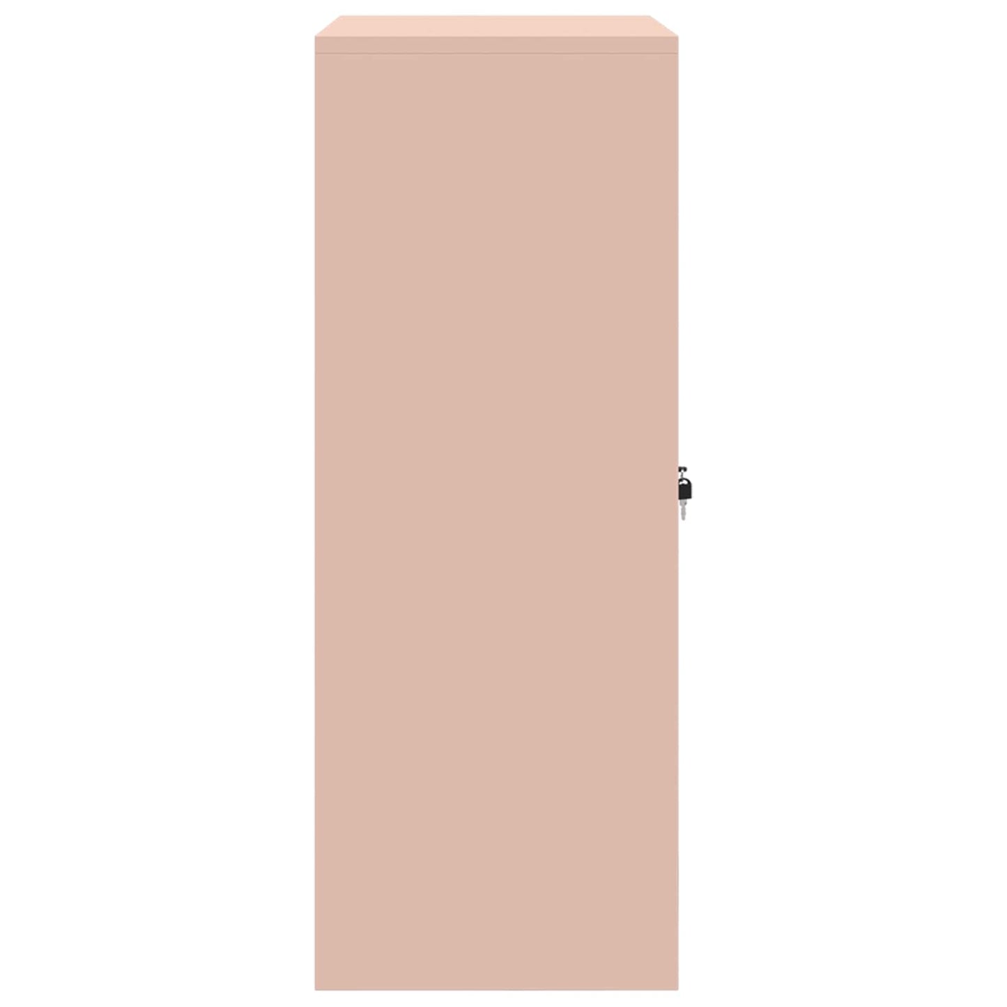 Aufbewahrungsschrank Rosa 80 x 40 x 105 cm Stahl