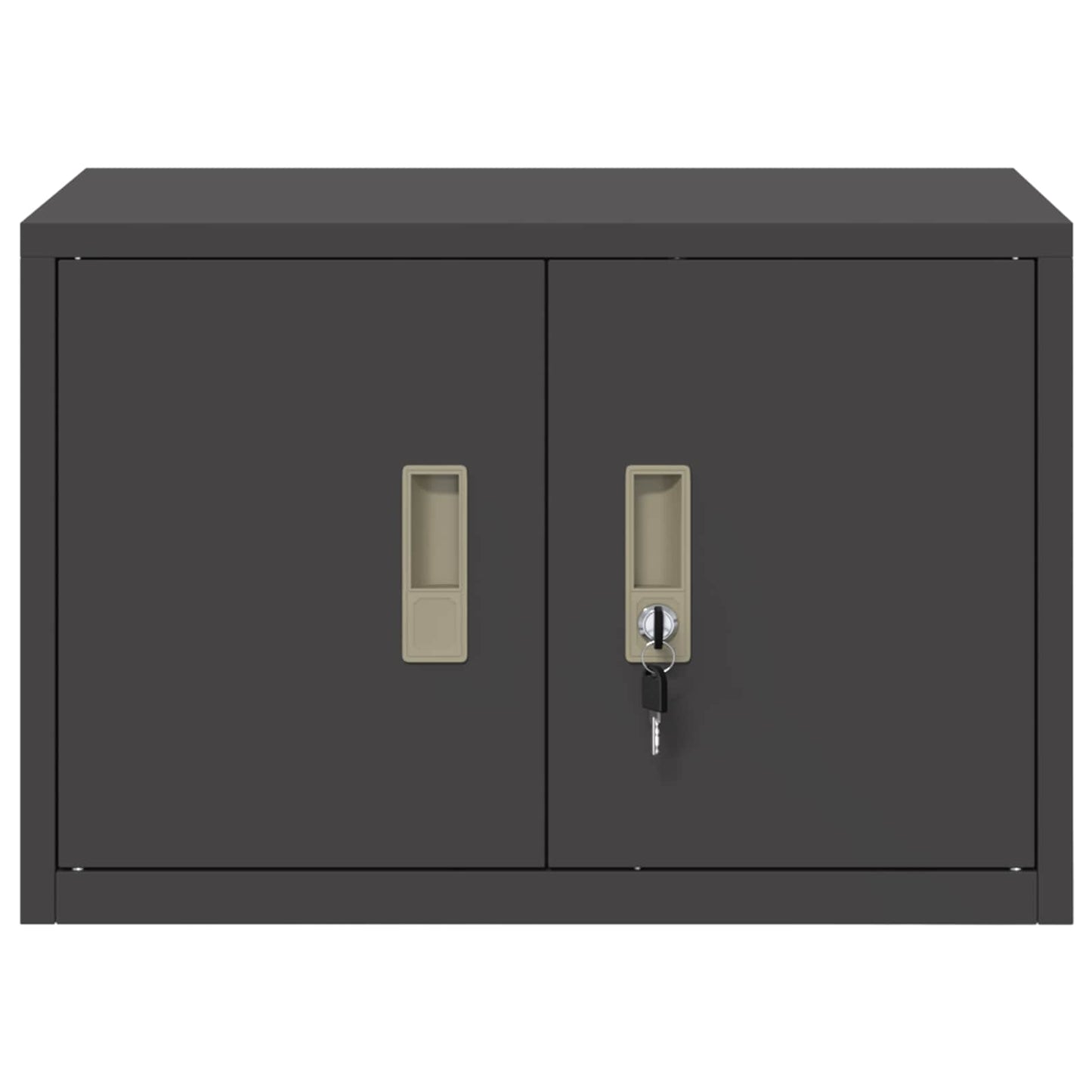 Aufbewahrungsschrank Schwarz 60 x 40 x 40 cm Stahl