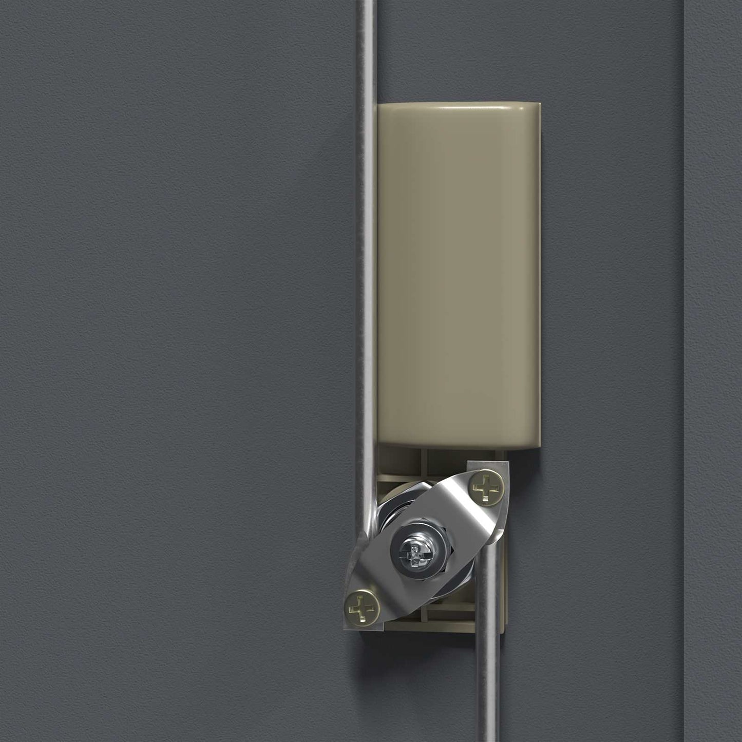 Aufbewahrungsschrank Anthrazit 60 x 40 x 105 cm Stahl