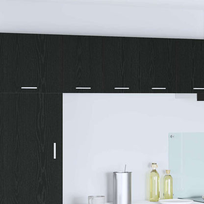 vidaXL Hängeschrank 2 pcs Schwarze Eiche und Weiß 30 x 31 x 40 cm