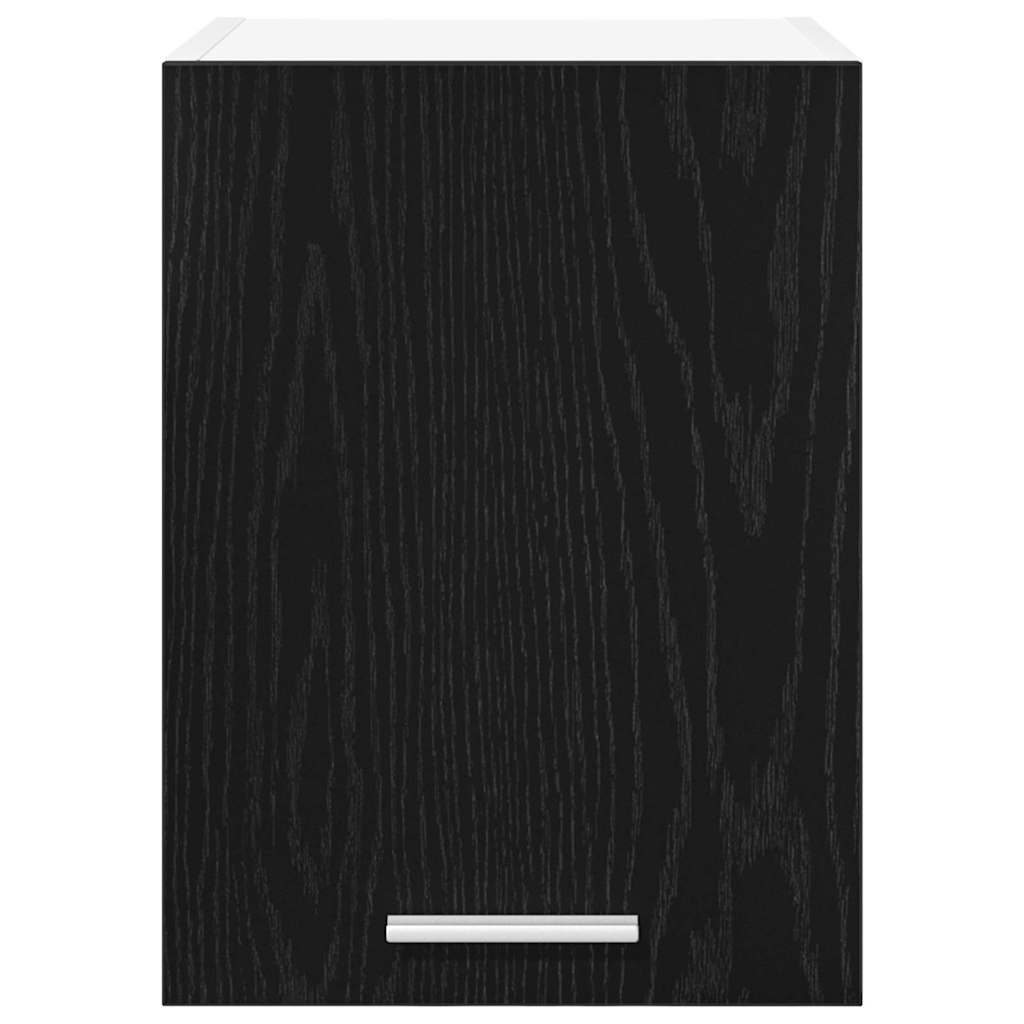 vidaXL Hängeschrank 2 pcs Schwarze Eiche und Weiß 30 x 31 x 40 cm