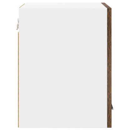 vidaXL Hängeschrank 2 pcs Geräucherte Eiche und Weiß 30 x 31 x 40 cm
