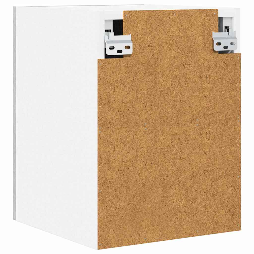 vidaXL Hängeschrank Grau Sonoma und Weiß 30 x 31 x 40 cm Holzwerkstoff