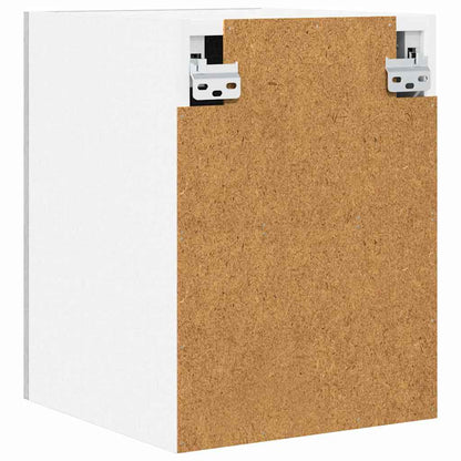 Hängeschrank mit Tür 2 pcs Grau Sonoma und Weiß 30 x 31 x 40 cm