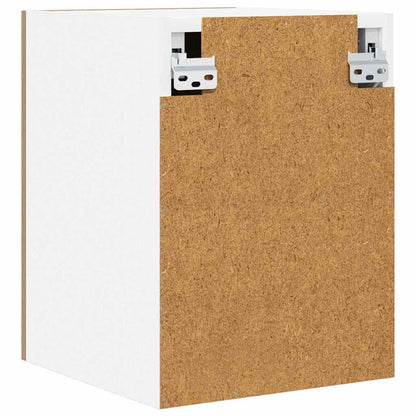 vidaXL Hängeschrank mit Tür Artisan-Eiche und Weiß 30 x 31 x 40 cm