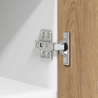 Hängeschrank 2 pcs Artisan-Eiche und Weiß 30 x 31 x 40 cm