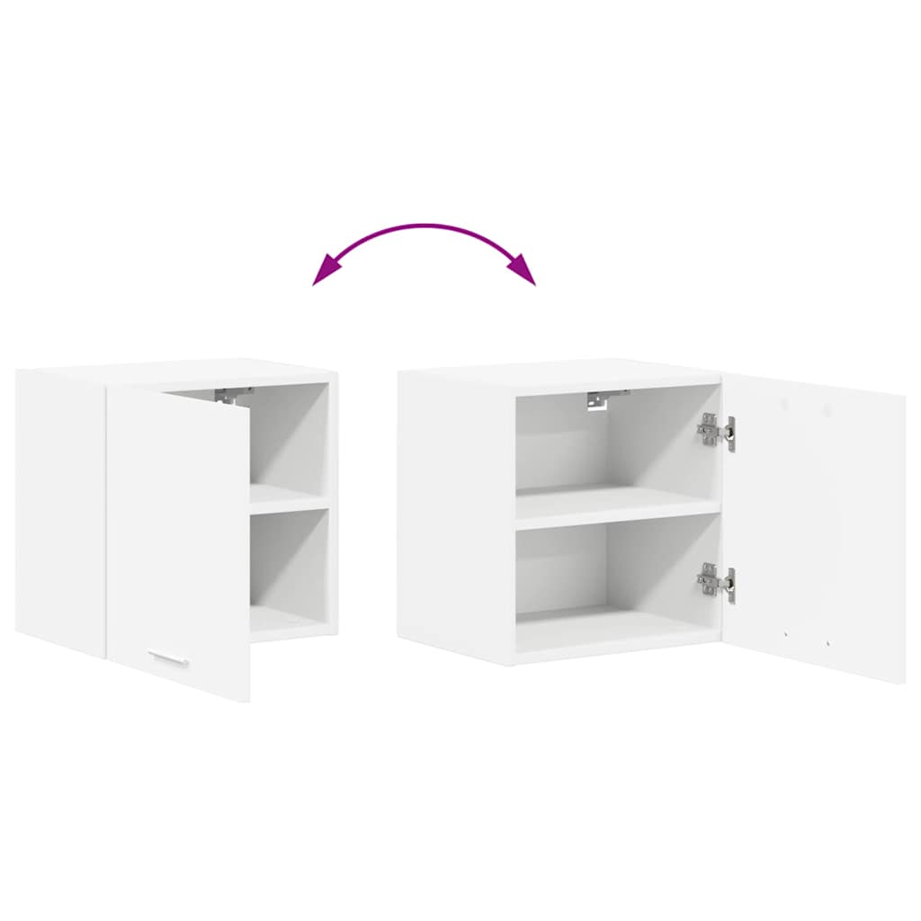 vidaXL Hängeschrank mit Speicher Weiß 40 x 31 x 40 cm Holzwerkstoff