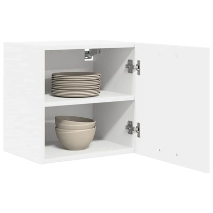 vidaXL Hängeschrank mit Tür 2 pcs Weiß 40 x 31 x 40 cm Holzwerkstoff