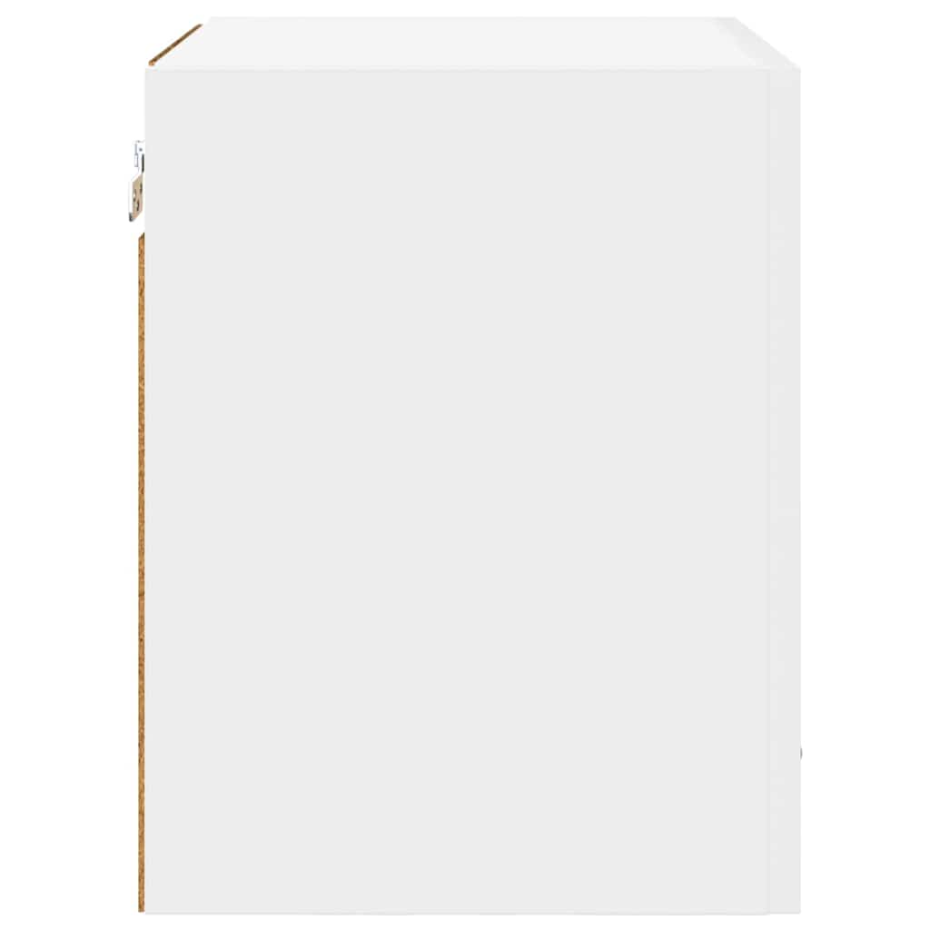 vidaXL Hängeschrank mit Tür 2 pcs Weiß 40 x 31 x 40 cm Holzwerkstoff
