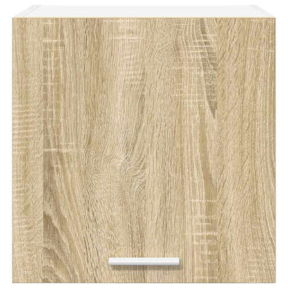 vidaXL Hängeschrank mit Speicher Sonoma-Eiche und Weiß 40 x 31 x 40 cm