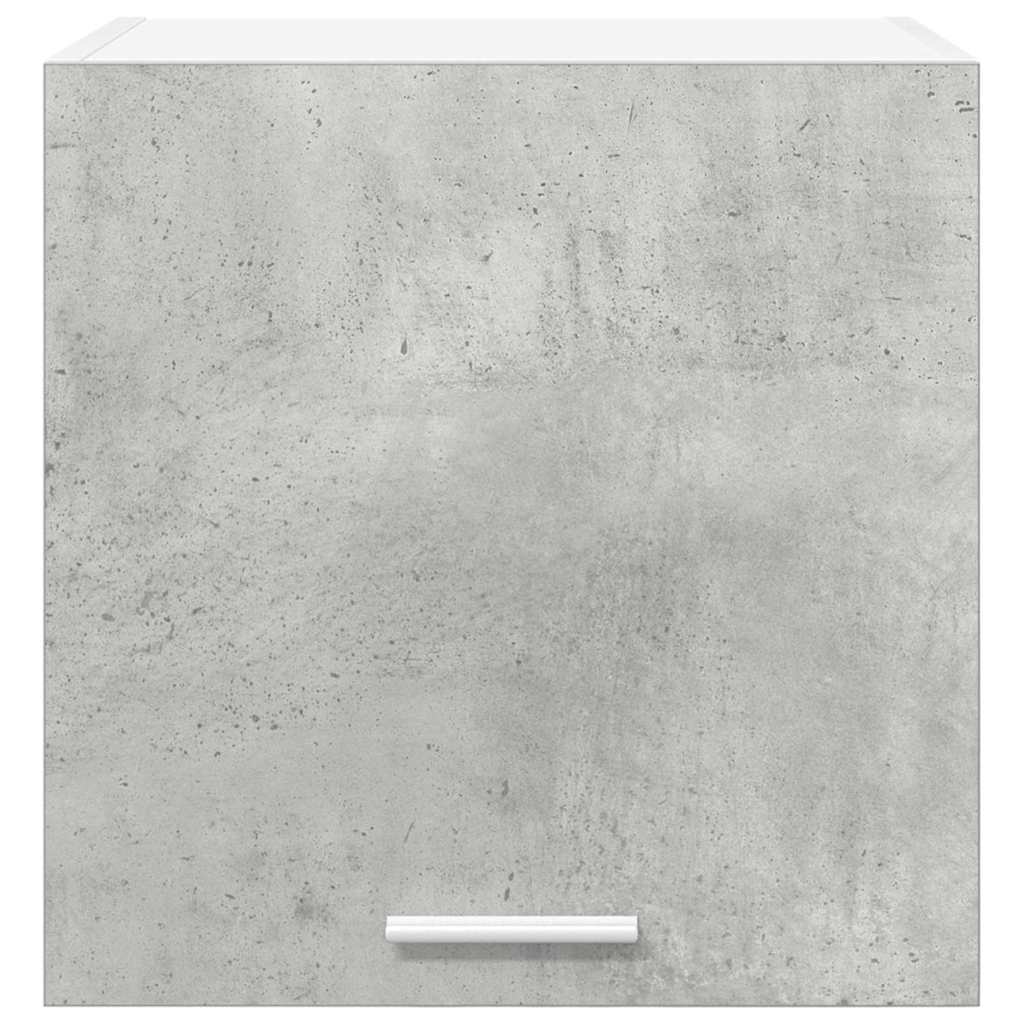 vidaXL Hängeschrank mit Tür 2 pcs Betongrau und Weiß 40 x 31 x 40 cm
