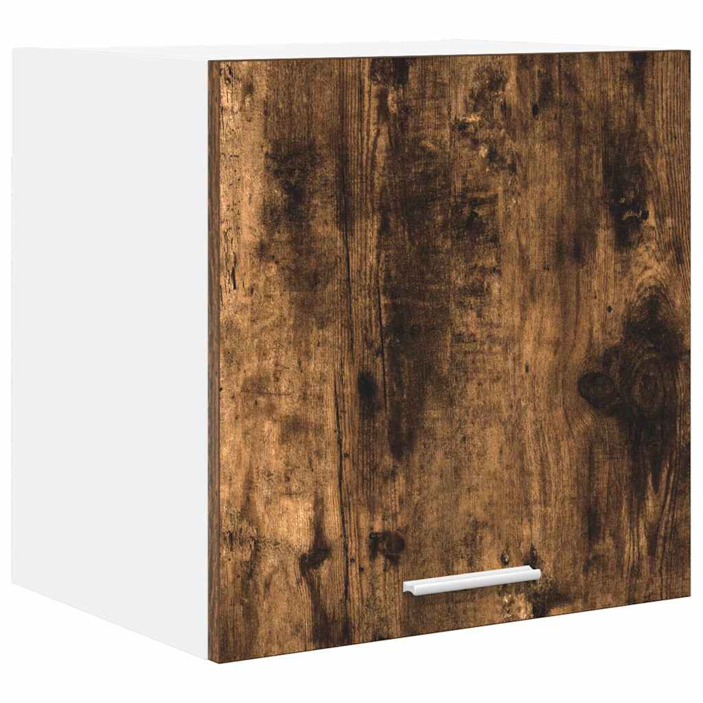 vidaXL Hängeschrank 2 pcs Geräucherte Eiche und Weiß 40 x 31 x 40 cm