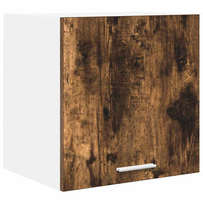 vidaXL Hängeschrank 2 pcs Geräucherte Eiche und Weiß 40 x 31 x 40 cm