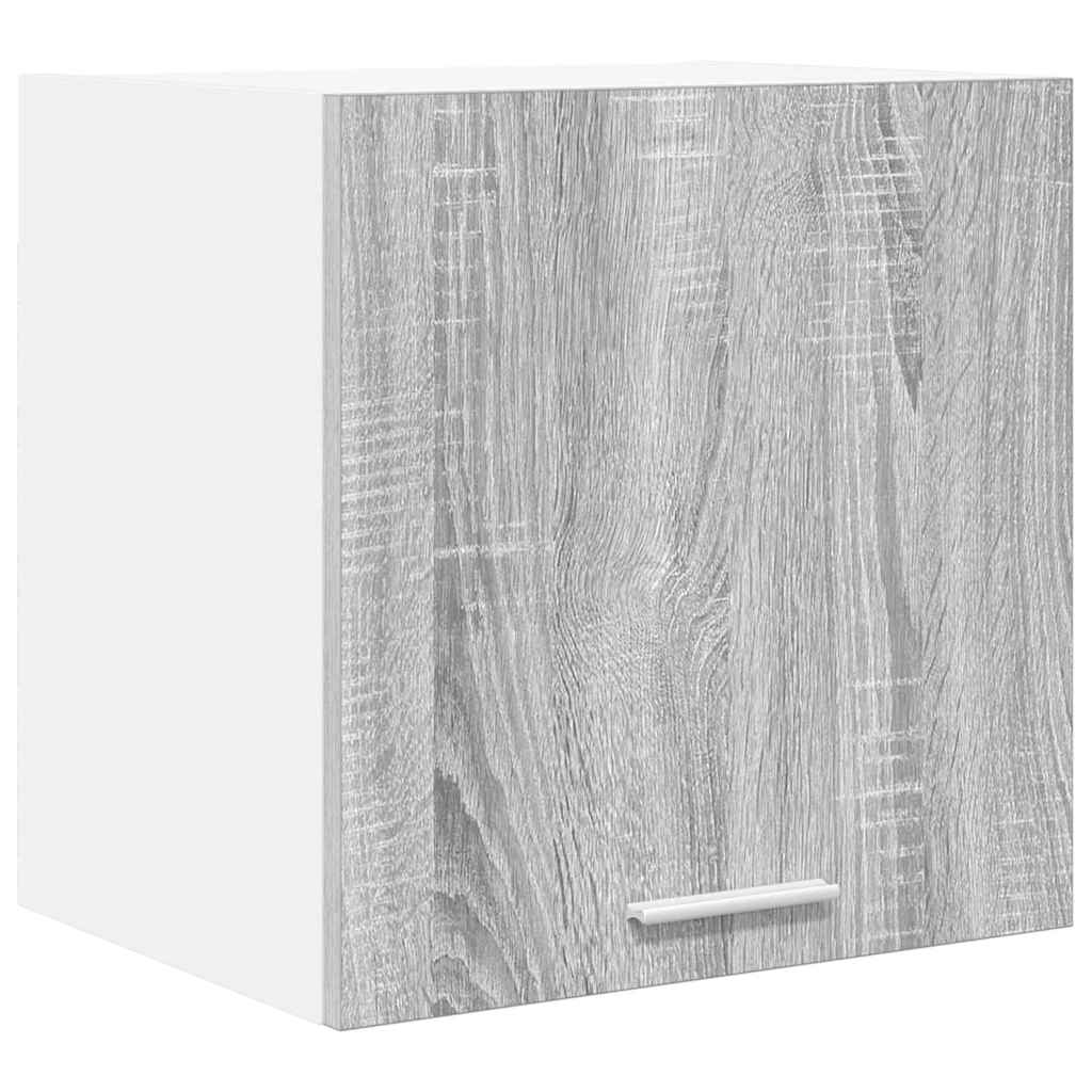 vidaXL Hängeschrank Grau Sonoma und Weiß 40 x 31 x 40 cm Holzwerkstoff