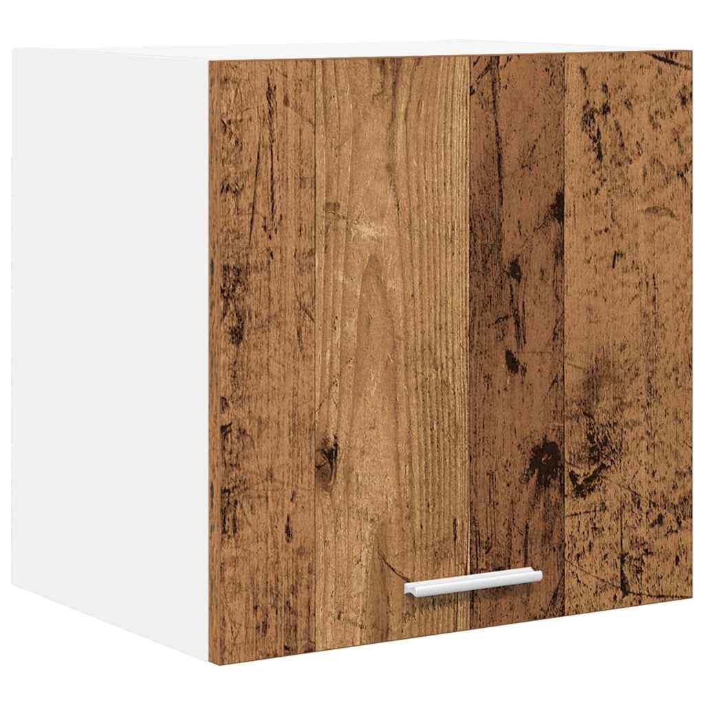 vidaXL Hängeschrank Altes Holz und Weiß 40 x 31 x 40 cm Holzwerkstoff