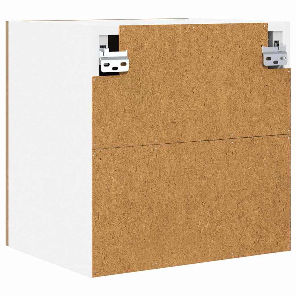 vidaXL Hängeschrank mit Tür Artisan-Eiche und Weiß 40 x 31 x 40 cm
