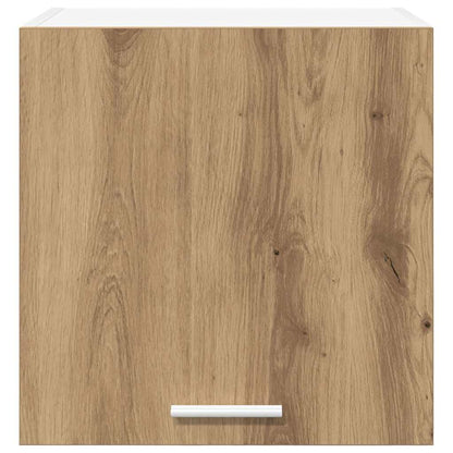 vidaXL Hängeschrank mit Tür Artisan-Eiche und Weiß 40 x 31 x 40 cm