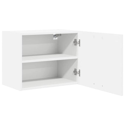 vidaXL Hängeschrank mit Tür 2 pcs Weiß 50 x 31 x 40 cm Holzwerkstoff