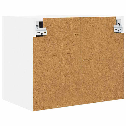 vidaXL Hängeschrank mit Tür 2 pcs Weiß 50 x 31 x 40 cm Holzwerkstoff