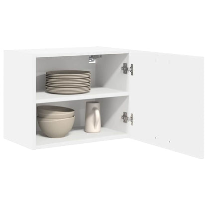 vidaXL Hängeschrank mit Tür 2 pcs Weiß 50 x 31 x 40 cm Holzwerkstoff