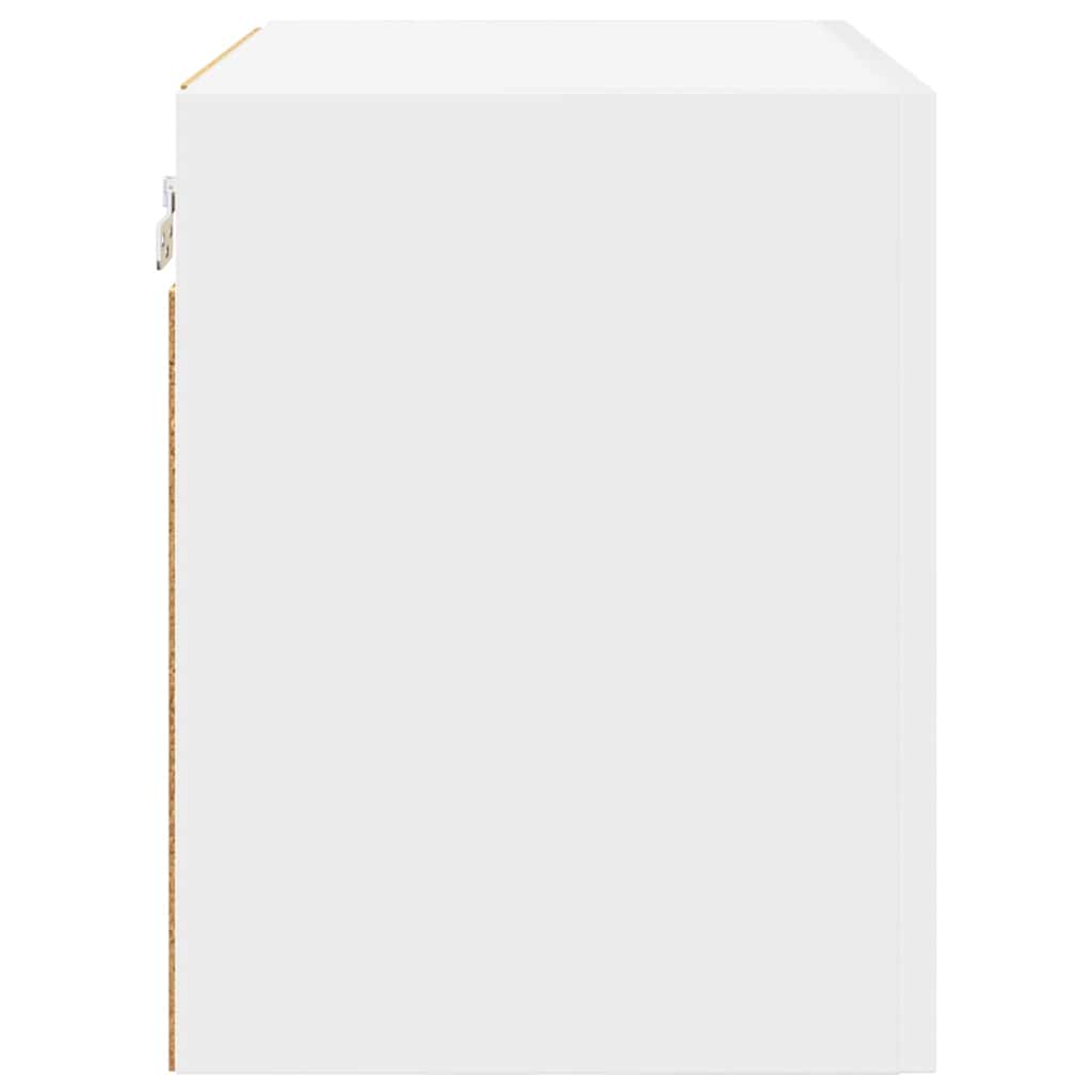 vidaXL Hängeschrank mit Tür 2 pcs Weiß 50 x 31 x 40 cm Holzwerkstoff